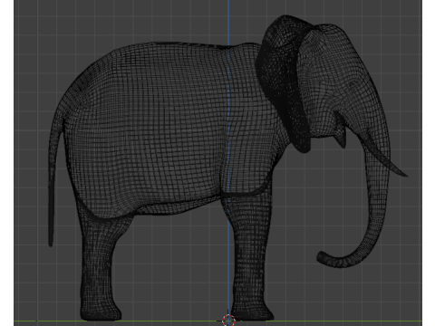 Elephant 3D-Model 3D Model