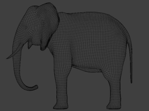 Elephant 3D-Model 3D Model
