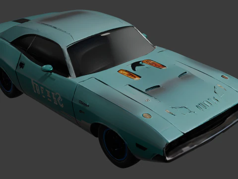 DodgeChallenger 3D Model