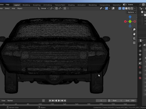 DodgeChallenger 3D Model