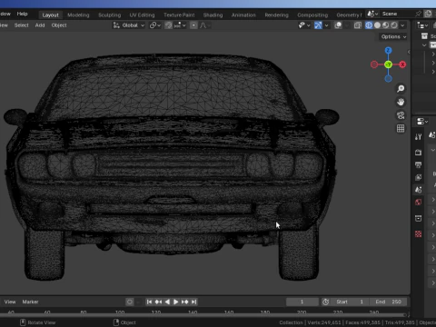 DodgeChallenger 3D Model