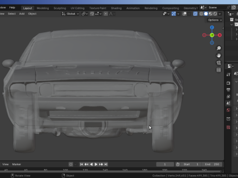 Schiva lo sfidante Modello 3D