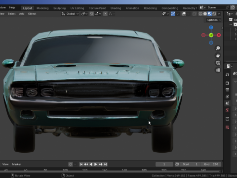 Schiva lo sfidante Modello 3D