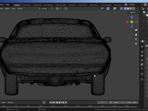 Schiva lo sfidante Modello 3D