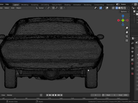 DodgeChallenger 3D Model