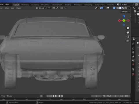 DodgeChallenger 3D Model
