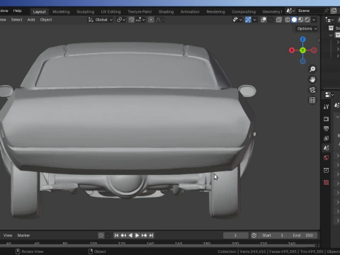 DodgeChallenger 3D Model