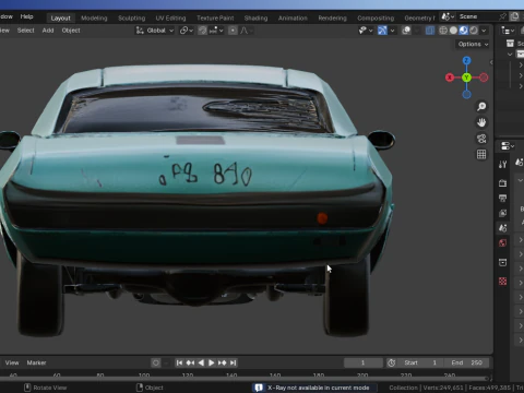 DodgeChallenger 3D Model
