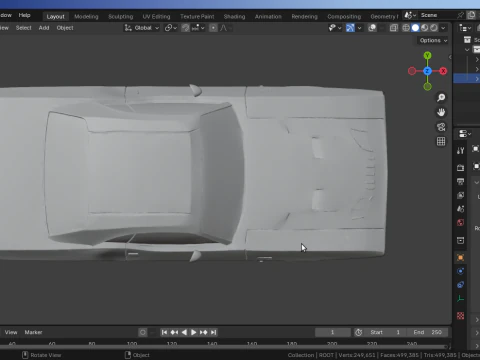 DodgeChallenger 3D Model