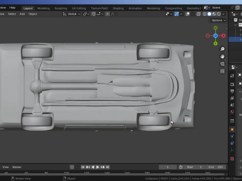 DodgeChallenger 3D Model