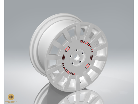 OZ Rallye 赛车方向盘 3D 可打印模型比例 110 - 114 - 118 - 132 - 164 3D 模型