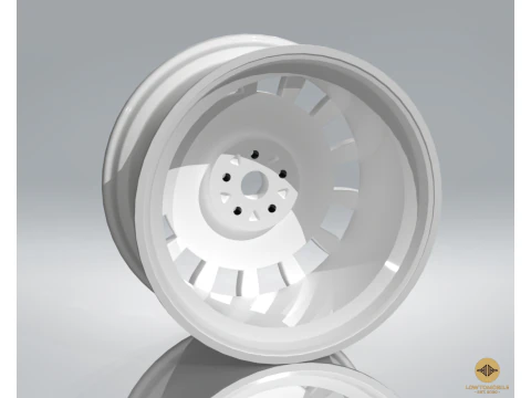 OZ Rallye Racing Wheel 3D Printable Model Scales 110 - 114 - 118 - 132 - 164 3D Model