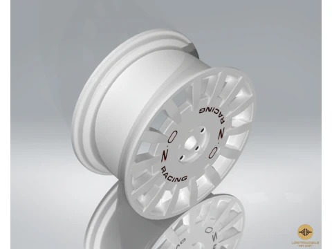 OZ Rallye Racing Wheel 3D Printable Model Scales 110 - 114 - 118 - 132 - 164 3D Model