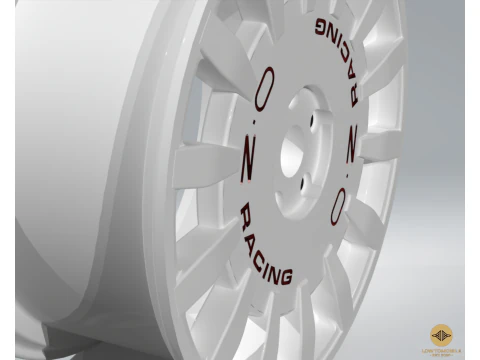 OZ Rallye Racing Wheel 3D Printable Model Scales 110 - 114 - 118 - 132 - 164 3D Model