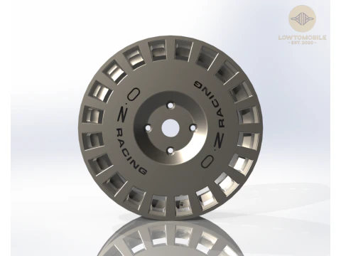 OZ Rallye Racing Wheel 3D Printable Model Scales 110 - 114 - 118 - 132 - 164 3D Model