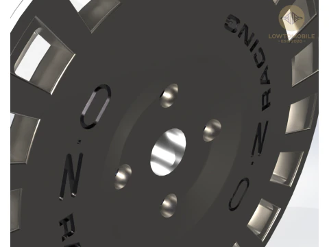 OZ Rallye Racing Wheel 3D Printable Model Scales 110 - 114 - 118 - 132 - 164 3D Model