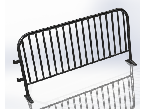 简单的安全屏障 3D 打印模型 多种比例 3D 模型