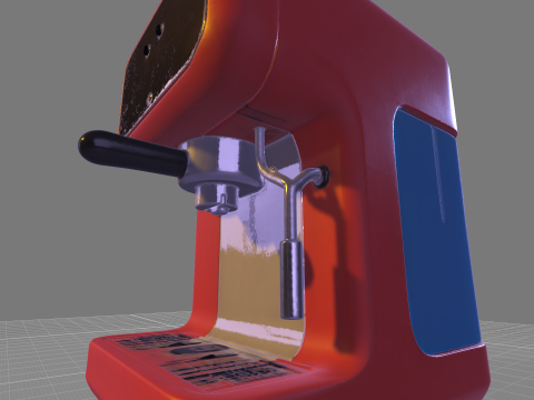 Espresso Machine 3D Model