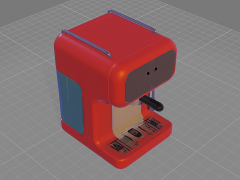 Espresso Machine 3D Model