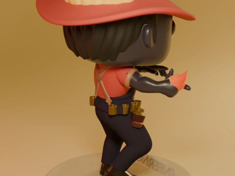 FUNKO POP FIGURES INFERNUS DEADLOCK VALVE GAME 3 versions of the model 3D Print Model
