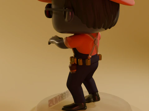 FUNKO POP FIGURES INFERNUS DEADLOCK VALVE GAME 3 versions of the model 3D Print Model