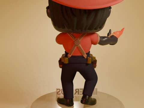 FUNKO POP FIGURES INFERNUS DEADLOCK VALVE GAME 3 versions of the model 3D Print Model