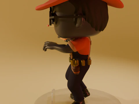 FUNKO POP FIGURES INFERNUS DEADLOCK VALVE GAME 3 versions of the model 3D Print Model