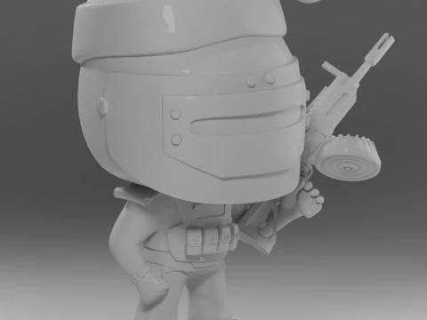 SANTA CHRISTMAS HAT KILLA FUNKO POP FIGURES KILLA ESCAPE FROM TARKOV 3D Print Model