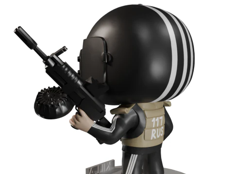 FUNKO POP FIGURES KILLA ESCAPE FROM TARKOV 3D Print Model