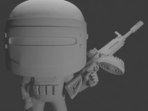 FUNKO POP FIGURES KILLA ESCAPE FROM TARKOV 3D Print Model