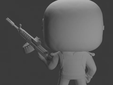 FUNKO POP FIGURES KILLA ESCAPE FROM TARKOV 3D Print Model