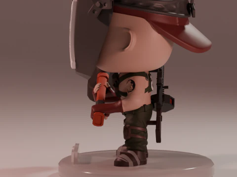 FUNKO POP FIGURES TAGILLA ESCAPE FROM TARKOV 3D Print Model