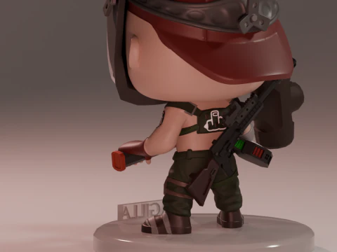 FUNKO POP FIGURES TAGILLA ESCAPE FROM TARKOV 3D Print Model