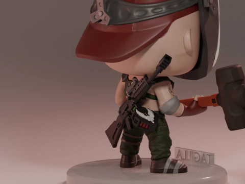 FUNKO POP FIGURES TAGILLA ESCAPE FROM TARKOV 3D Print Model