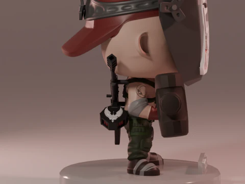 FUNKO POP FIGURES TAGILLA ESCAPE FROM TARKOV 3D Print Model