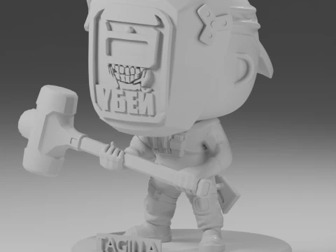 FUNKO POP FIGURES TAGILLA ESCAPE FROM TARKOV 3D Print Model