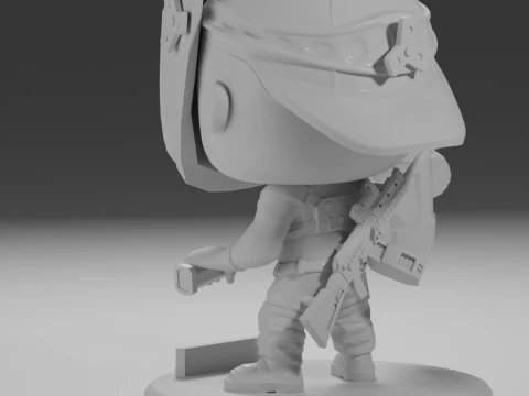FUNKO POP FIGURES TAGILLA ESCAPE FROM TARKOV 3D Print Model