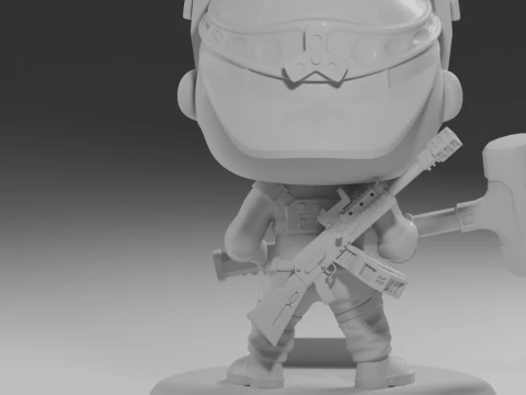FUNKO POP FIGURES TAGILLA ESCAPE FROM TARKOV 3D Print Model
