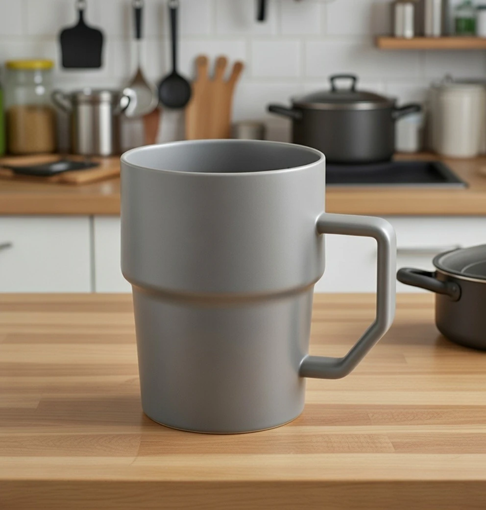 Classic ceramic coffee mug 3D Model .c4d .max .obj .3ds .fbx .stl .blend 