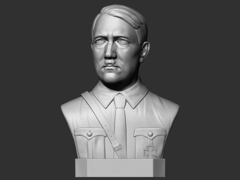 3D модель бюсту Другої світової війни Гітлера 3D Принт Модель