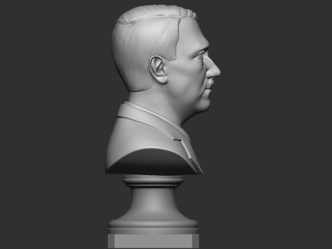 Busto di Adolf Hitler Modello di stampa 3D