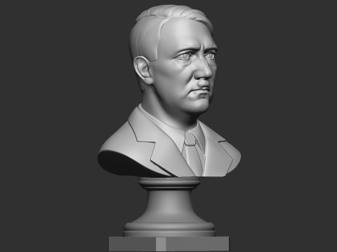 Busto di Adolf Hitler Modello di stampa 3D