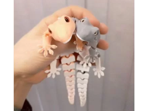 Juguete Lagarto Articulado Flexi Gecko Modelo de impresión 3D