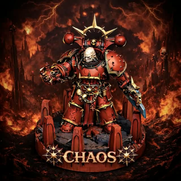 HURON &ndash; DER ROTE HERR DES CHAOS 3D Druckmodell .c4d .max .obj .3ds .fbx .stl .blend 