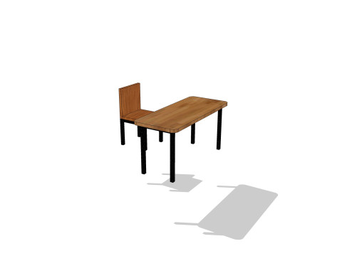 M&ouml;belset f&uuml;r Wohnzimmer 3D Modell