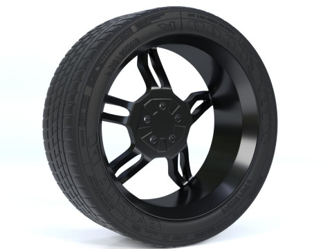 Autoreifen 3D Modell