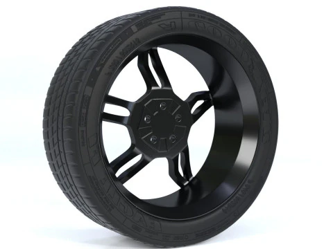 Pneu de voiture Modèle 3D