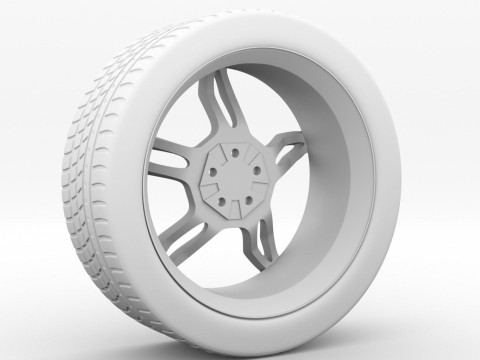Car Tire 3D Model
