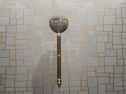 STONEHEART MACE Modelo 3D