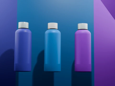 BOTTLES Model 3D